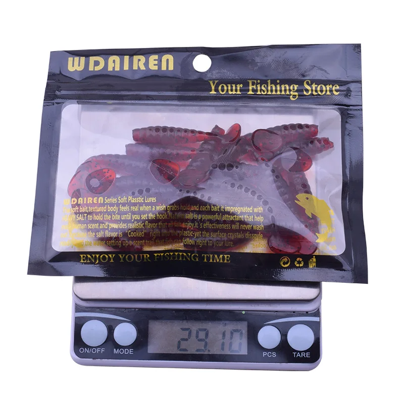 20 шт./лот 1 3 г 40 мм Pesca искусственная Мягкая приманка Япония Shad червь Swimbaits джиг