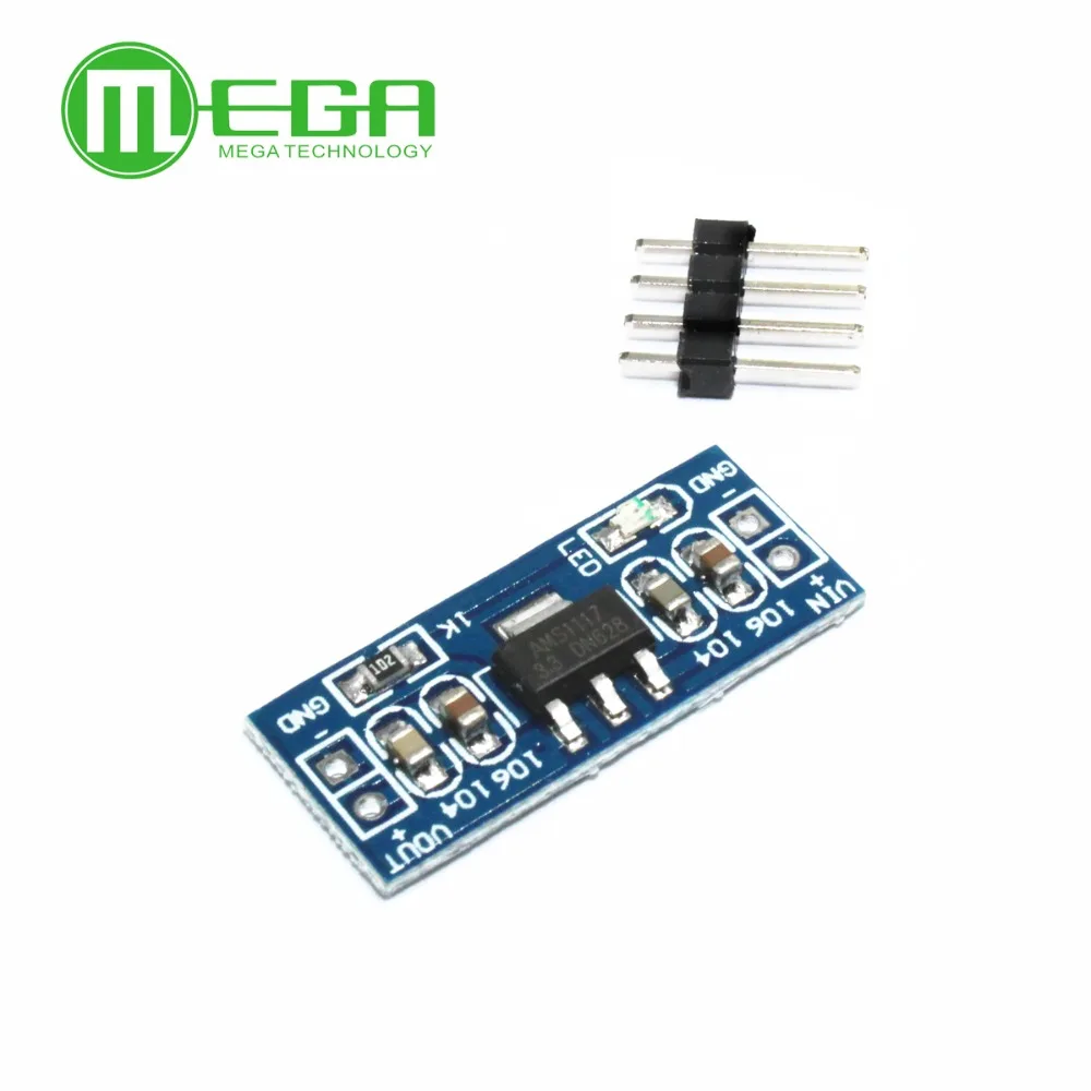 100 шт. Новый AMS1117 3 V 5V блок питания 3.3 5.0 преобразователь напряжения|power module|ams1117 3.3v3.3v