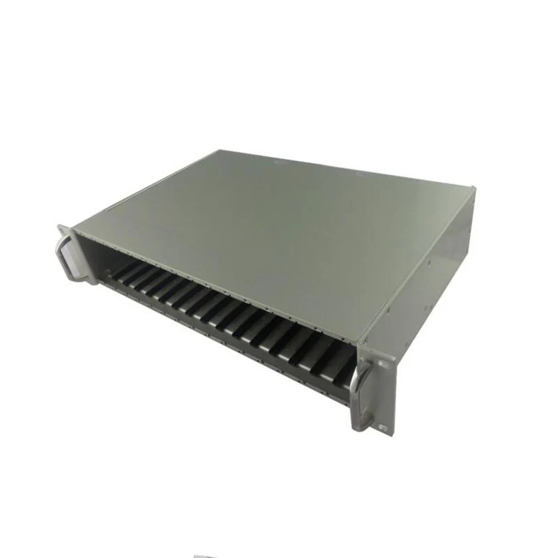 19 дюймов 2U разъема PCI Express x16 стоечный сервер и медиа конвертер Оптическое волокно