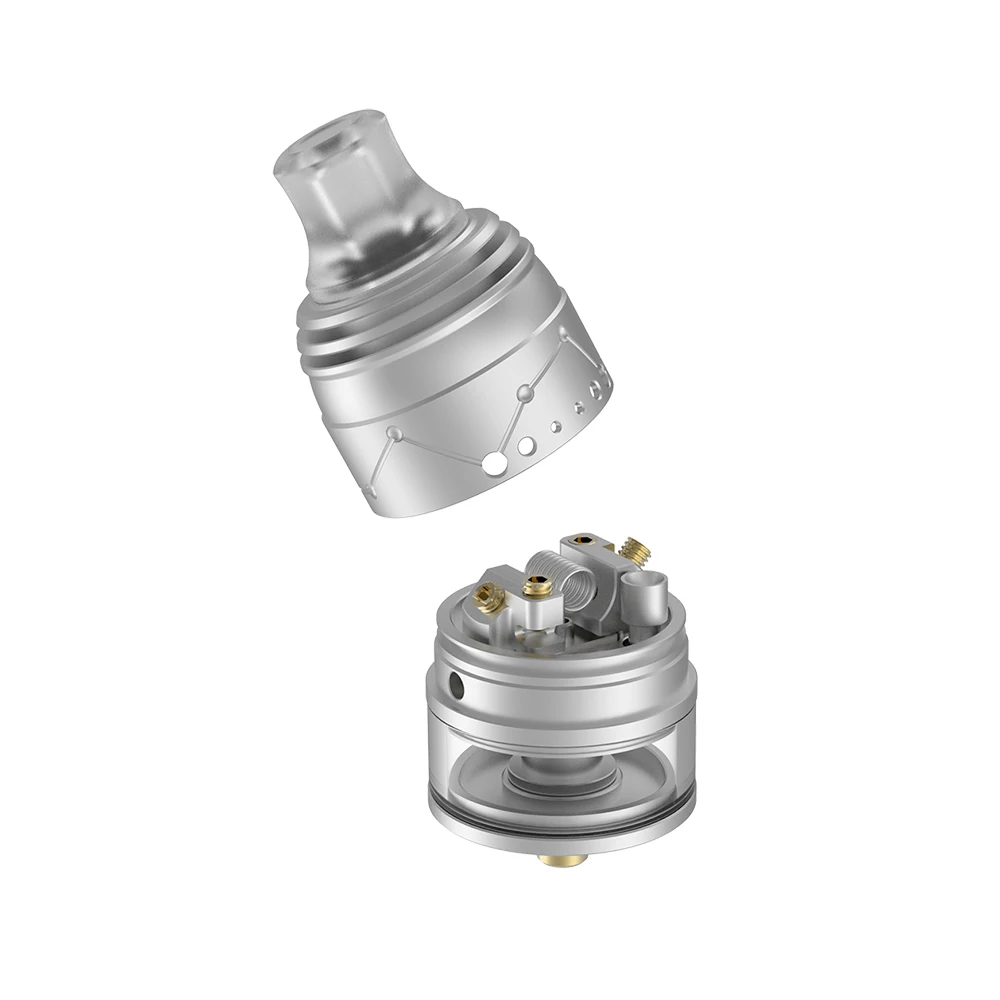Original 2pcs Vapefly Galaxies MTL RDTA 2ml Vape Tank 22mm Single Coil Building for Box Mod Vs RTA / Zeus Rta | Электроника
