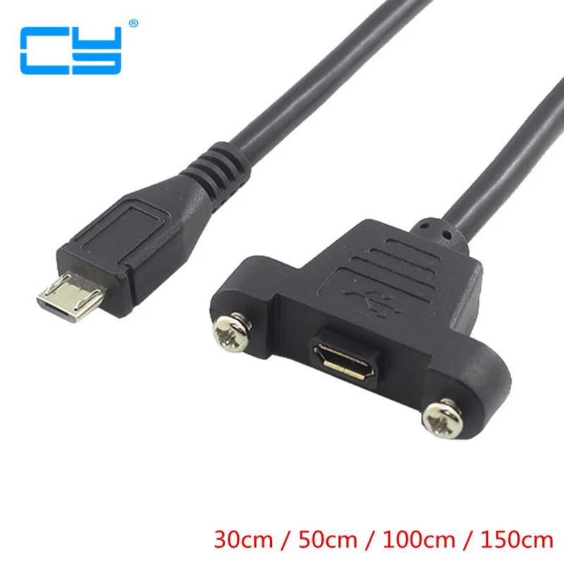 50 см Принтер Панель Крепление Micro USB 2 0 B гнездо для 5 Pin Мужской кабель 30 100 150