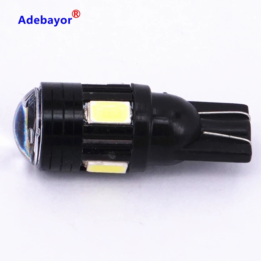 2 X T10 6 SMD 5630 Высокая мощность 3 Вт супер яркий широкий индикатор приборной лампы 194
