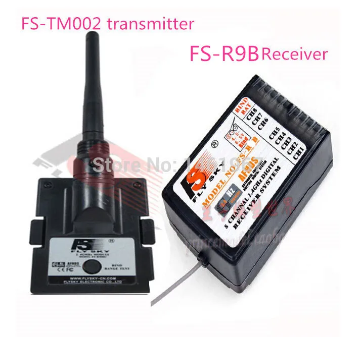 Flysky fky Sky FS 2 4G обновленный модуль передатчика TM002 + антенна R9B приемник forTURNIGY 9X TH9B 9CH