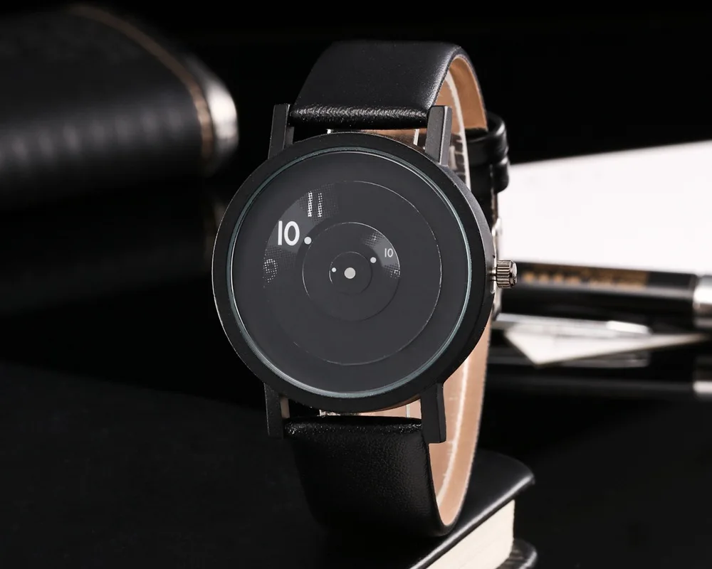 Часы мужские и женские модные повседневные водонепроницаемые минималистичные