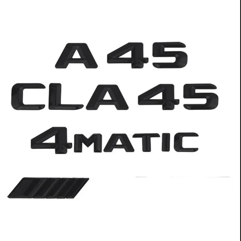 10 шт. черная Автомобильная наклейка Для AMG Логотип Эмблема для Mercedes Benz CLA Класс