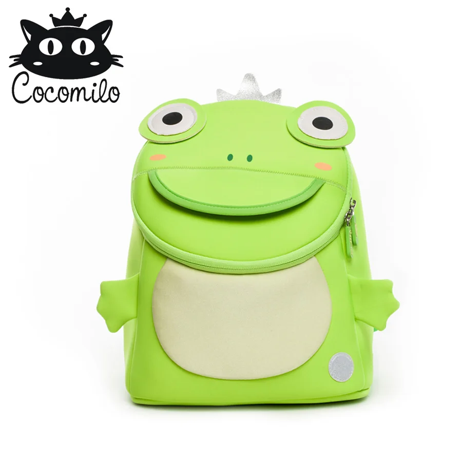 tiger Cocomilo, детская 3D модель, Кит, Детская сумка, анти-потеря, школьные сумки для мальчиков и девочек 2-6 лет, рюкзак, водонепроницаемый, рюкзак, светильник - Цвет: tiger