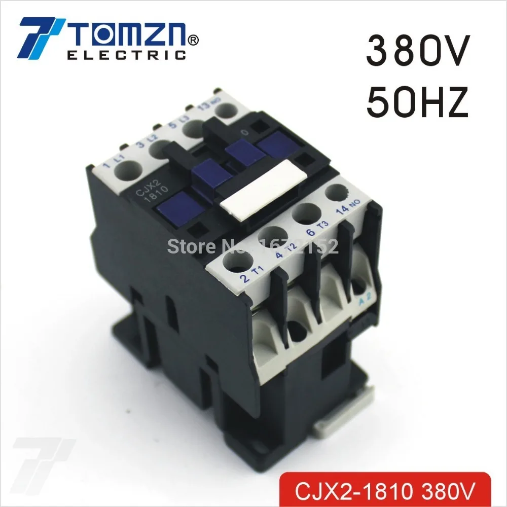 

CJX2 1810 AC contactor LC1 18A 380V 50HZ