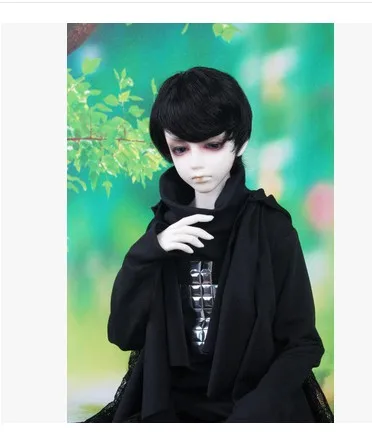 BJD/SD кукла парик короткие волосы слегка завитые короткие 1/3 1/4 1/6 красивый мужской Детский парик волосы мужчины