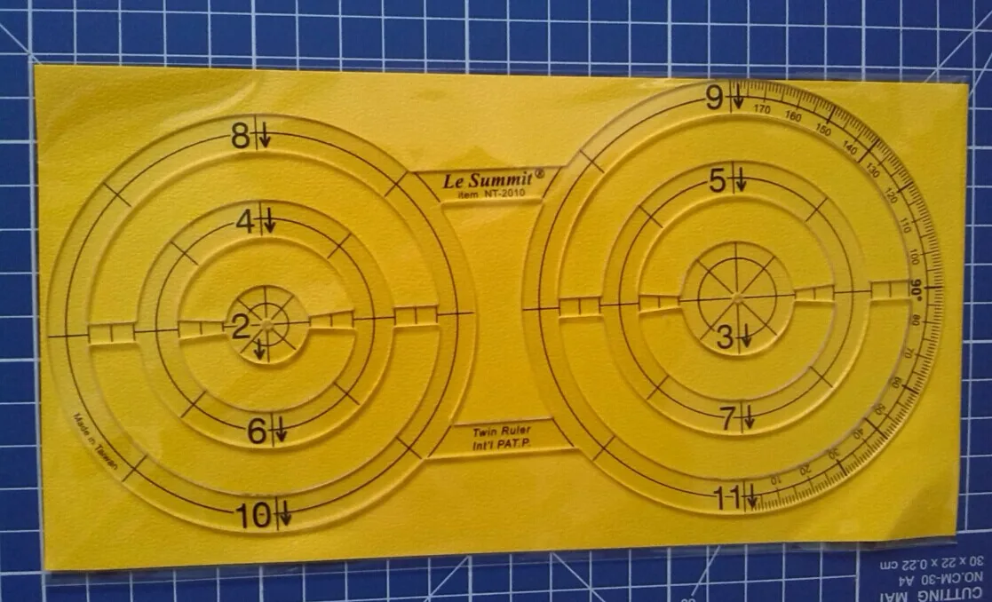 

professional two circular seam aligned patchwork ruler,patchwork tool