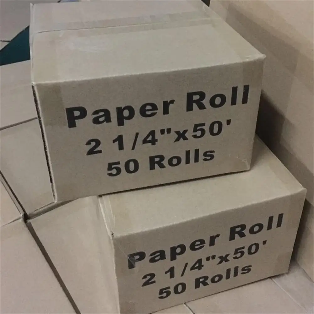

2 1/4" x 50' Thermal Paper (50 Rolls) 57x40 cash register machine rolls