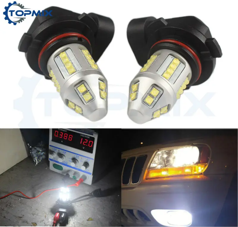 

2 шт., супер яркие светодиодсветодиодный лампы 9006 HB4 150 Вт 30 SMD