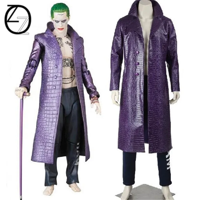 pant and coat Харли Куинн отряд самоубийц Косплей Костюм на заказ костюмы на Хэллоуин для взрослых отряд самоубийц Джокер Косплей Костюм - Цвет: pant and coat