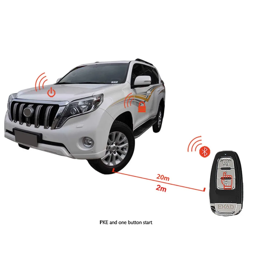 Prado 2014 автомобильные аксессуары Автозапуск удобная система PKE телефон приложение