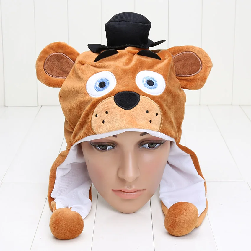FNAF плюшевые мангл Фредди Fazbear Фокси Бонни и Чика мультфильм шляпа Теплая Зимняя