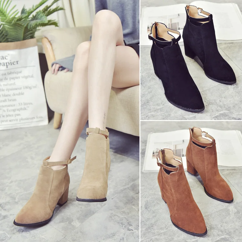 Ботильоны с круглым носком модные выразительные женские ботинки Челси винтажные