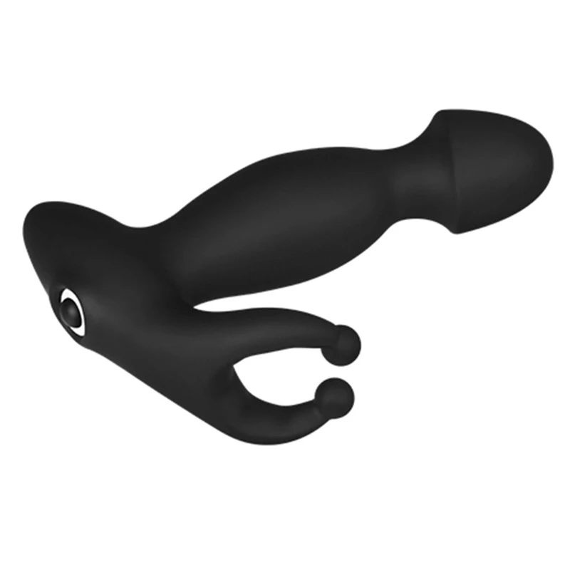 Мужской массажный фаллоимитатор Prostata вибратор с зажимом для пениса Анальная