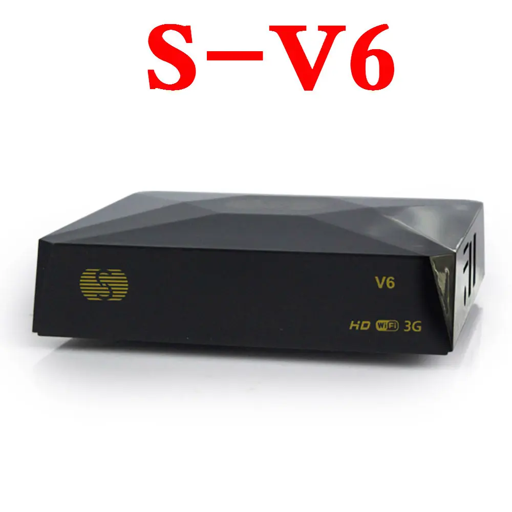 DVB-S2 цифровой спутниковый ресивер S-V6 2 usb-порта поддержка Xtream tv Box NOVA Wheel tv веб-ТВ Youtube USB Wifi Biss Key