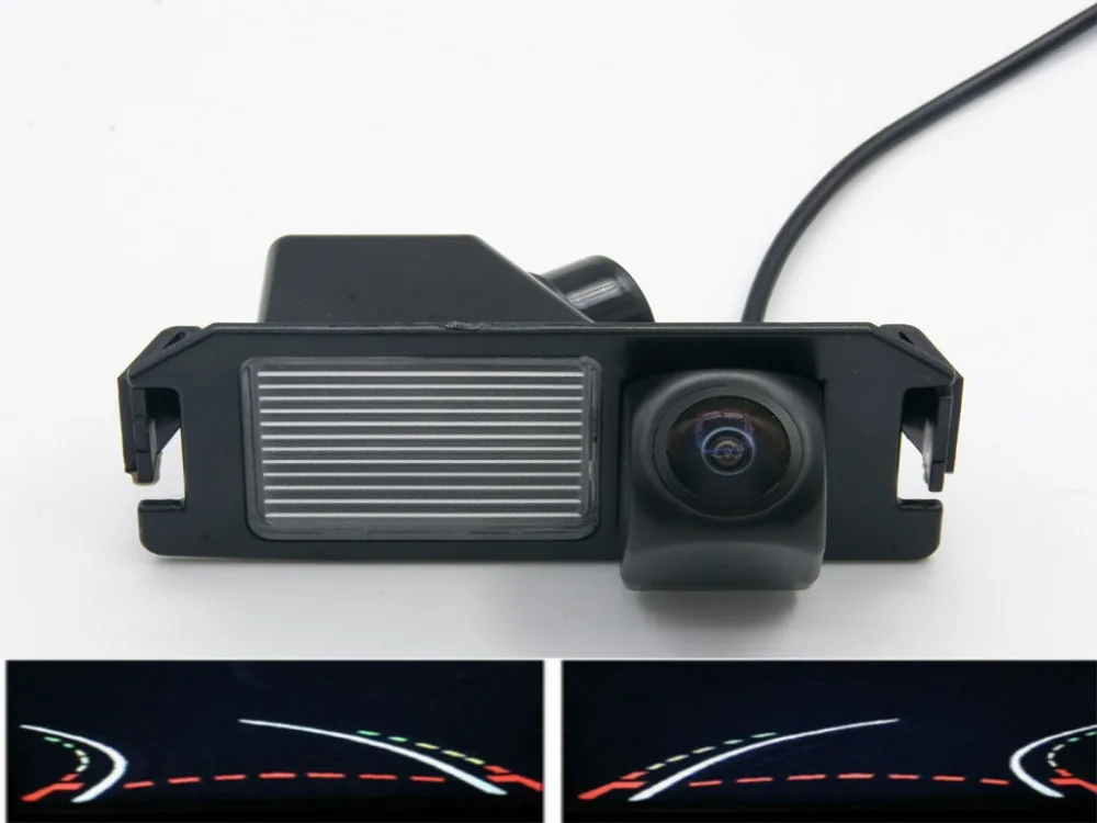 Рыбий глаз 1080P траектория треков камера заднего вида для Kia Soul 2012 2013 2014