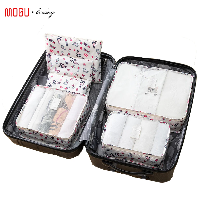 Органайзер для багажа 6 шт./компл./набор Вместительная дорожная сумка упаковочных