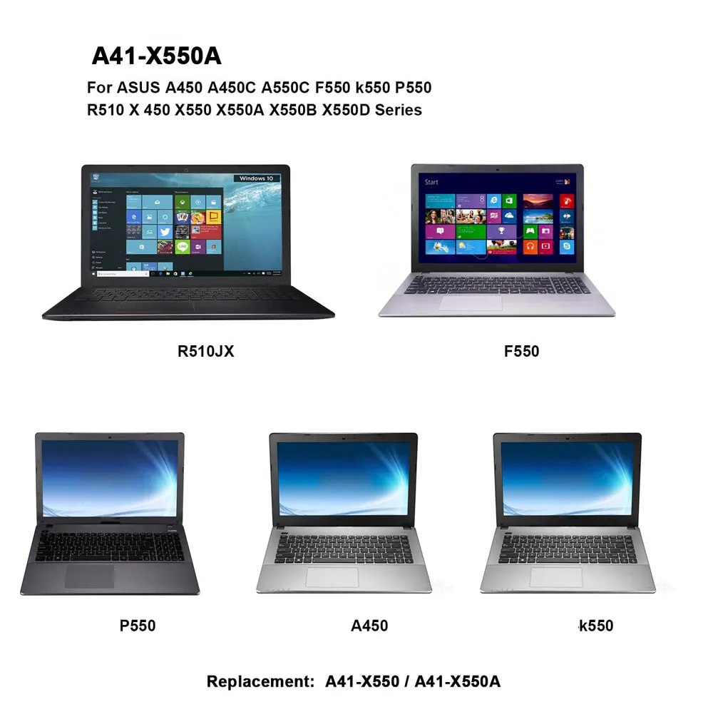 Аккумулятор для ноутбука ASUS 15 в 2950 мА/ч корейский X450 X550 X550C X550B X550V X450C X550CA X452EA - Фото №1