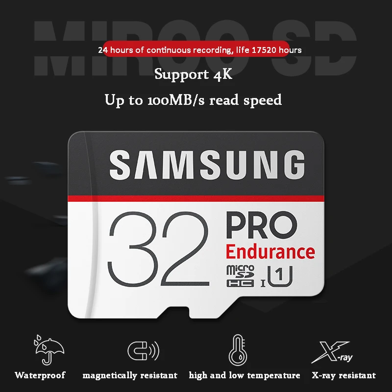 Micro SD карта памяти 32-128 ГБ класс 10 4K | Компьютеры и офис
