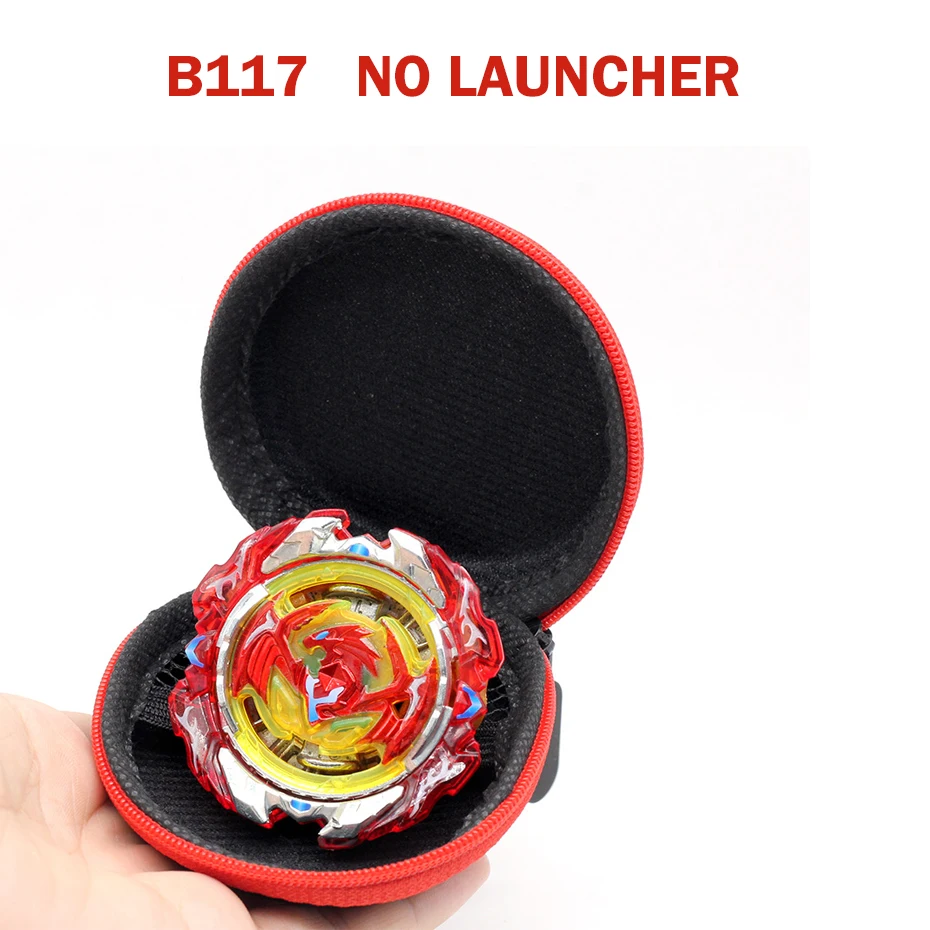 B-117 No launcher Takara Tomy все модели Bey Bay Burst Toy Arena без пускового устройства и коробки лезвие Металл Fusion Бог вращающиеся верхние лезвия с сумкой игрушки - Цвет: B-117 No launcher