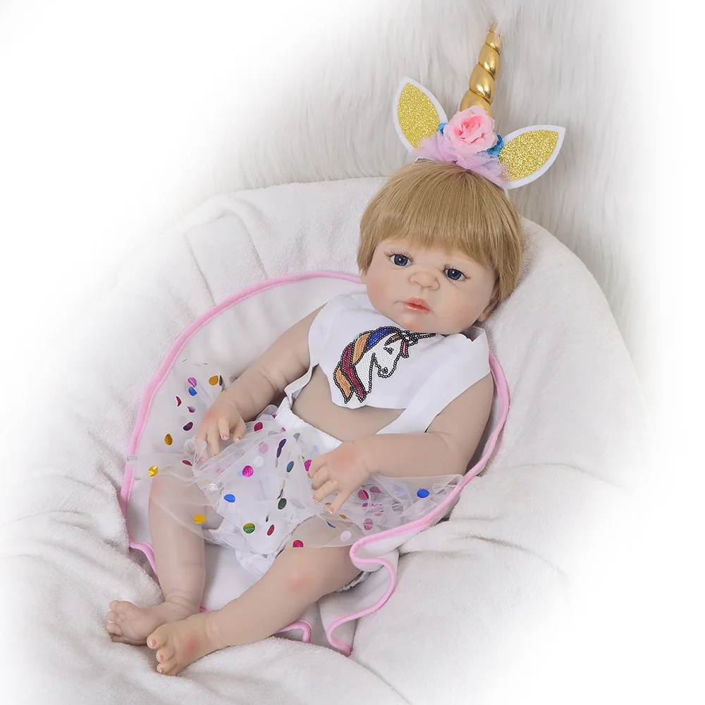 Полностью силиконовая кукла-Младенцы для девочек Реалистичная кукла ручной