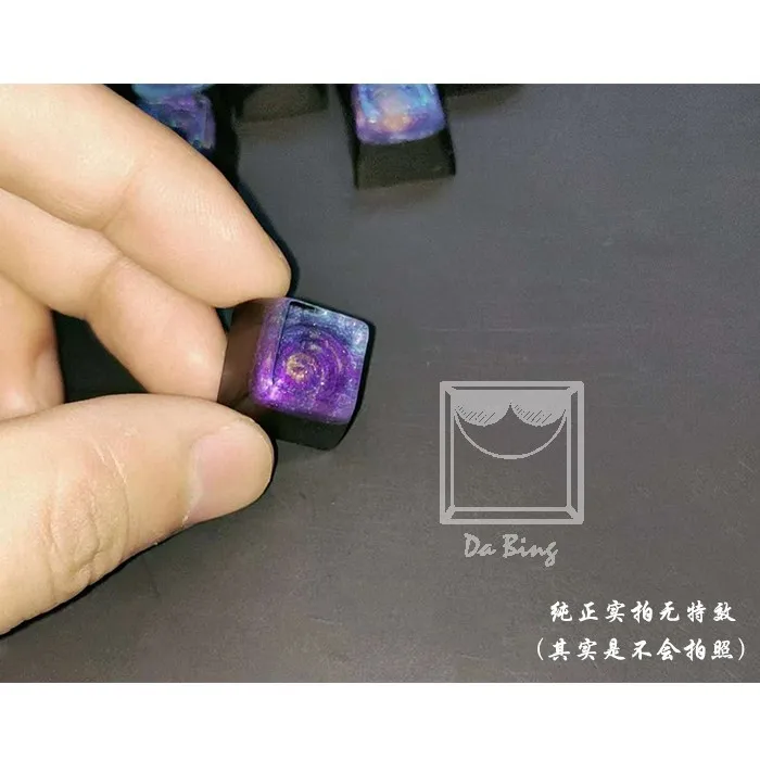 1 шт Заказная Механическая клавиша для клавиатуры, резиновая ручная клавиша, персональная подсветка, звездное небо для Cherry Filco R4 Height