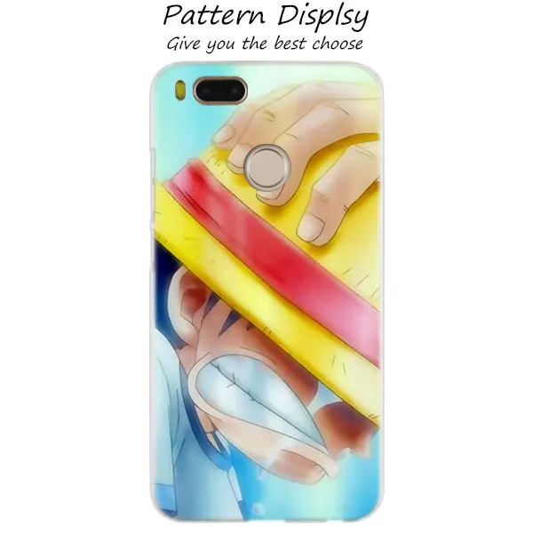 014 MLLSE аниме одна деталь Обезьяна D Луффи чехол для Xiaomi mi Play Pocophone F1 8 A1 A2 Lite 6 6Plus mi x 3 2S красный mi Note 4x5 6 S2 горячая распродажа - Цвет: 014