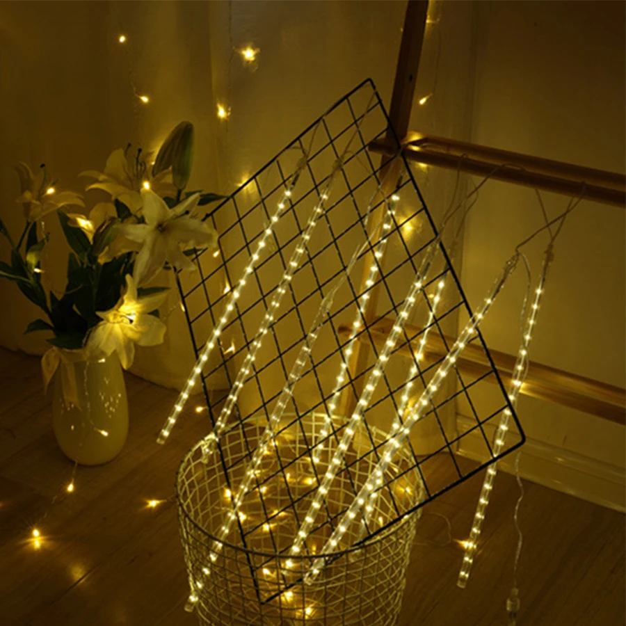 Coversage Navidad Fairy Luces Led Decoracion 50CM Meteor Garden Garland Christmas Tree Decorative Light Outdoor Lights | Освещение