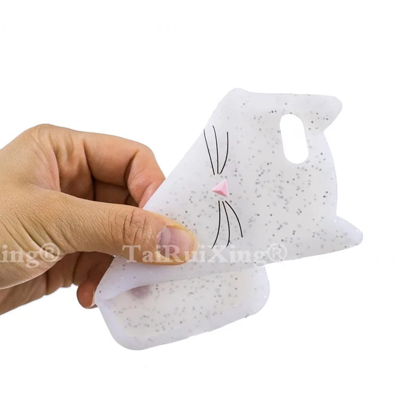 3D милый кот Чехол для iPhone X 10 8 7 6 6s плюс телефон силиконовый чехол 4S SE 4 5 5S 5C |