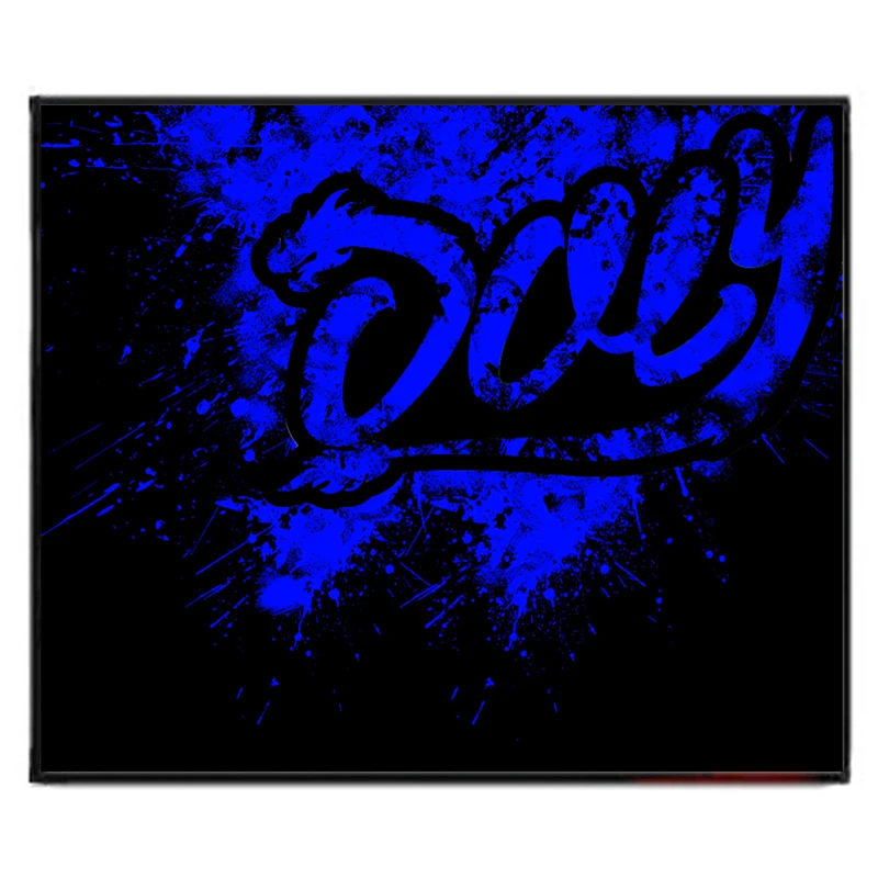 

DOKLY Blue model mouse pad gaming mouse mat 300X240X2mm locking edge mouse mat speed version for sc2 wow dota 2 lol cs