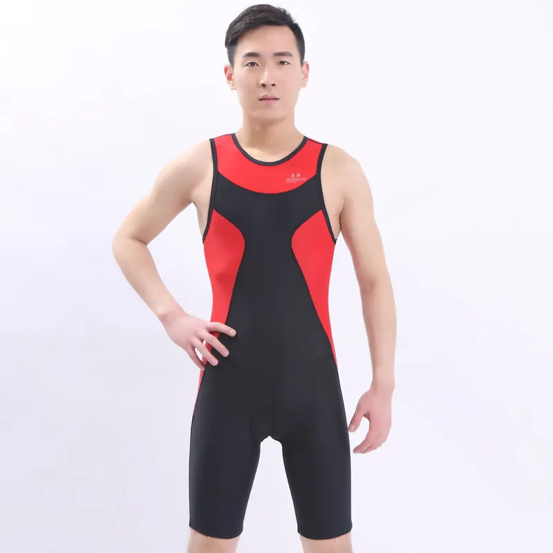 Профессиональный женский купальник до колена спортивный костюм для