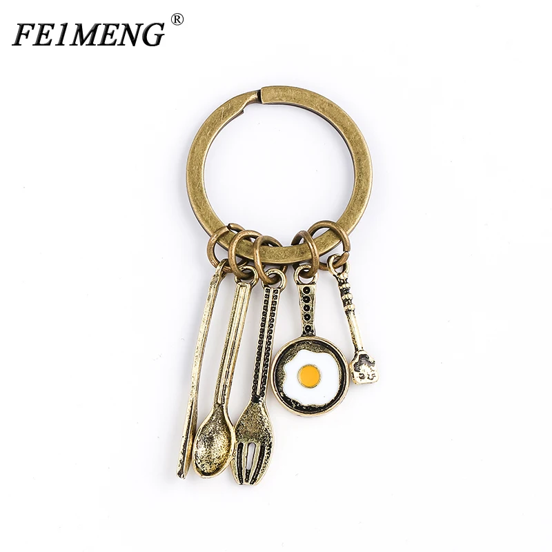 Креативные кухонные инструменты шеф повара бронзовая ложка для супа нож вилка