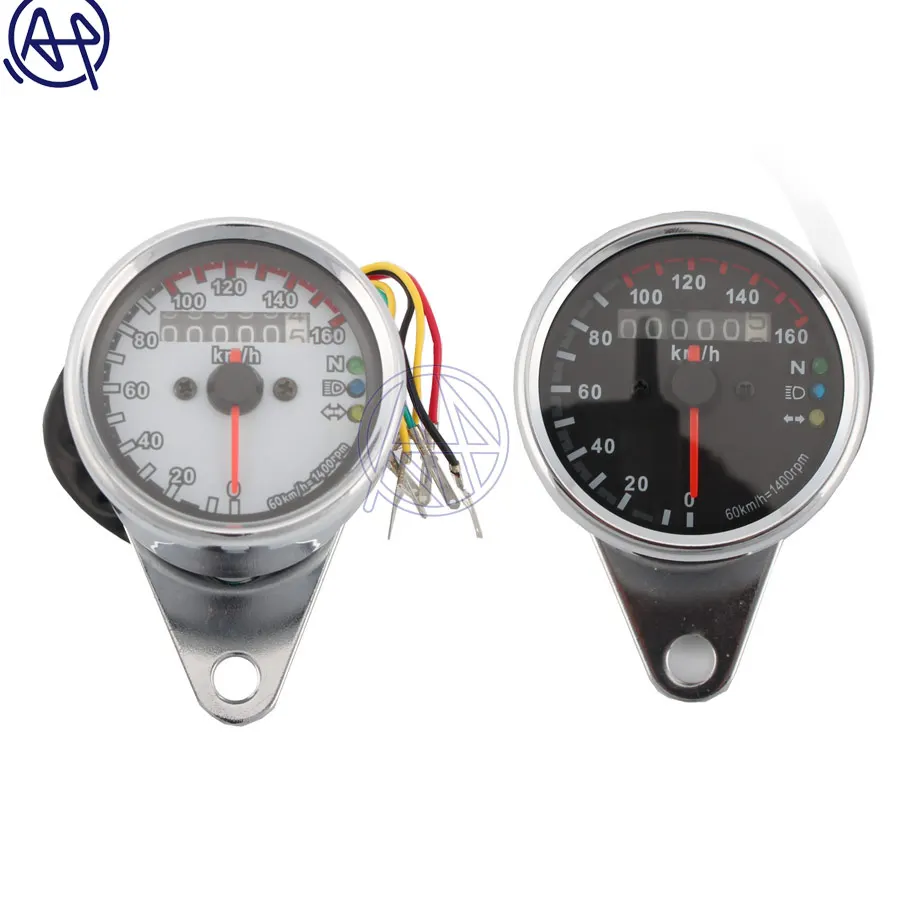 Тахометр для мотоцикла 12 В 3 светодиода универсальный|tachometer speedometer|odometer gaugemotorcycle