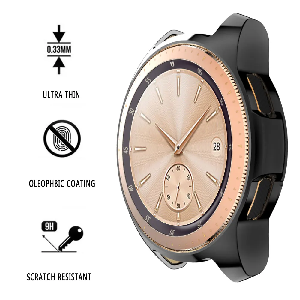 Мягкий ТПУ чехол для Samsung Galaxy Watch 46 мм 42 Смарт часы оболочка Защита экрана Gear S3