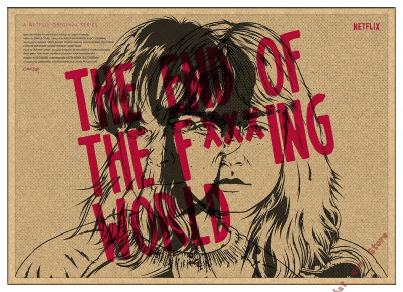 Новый Винтажный постер The End of the F *** ing World TV Series настенная живопись печать на