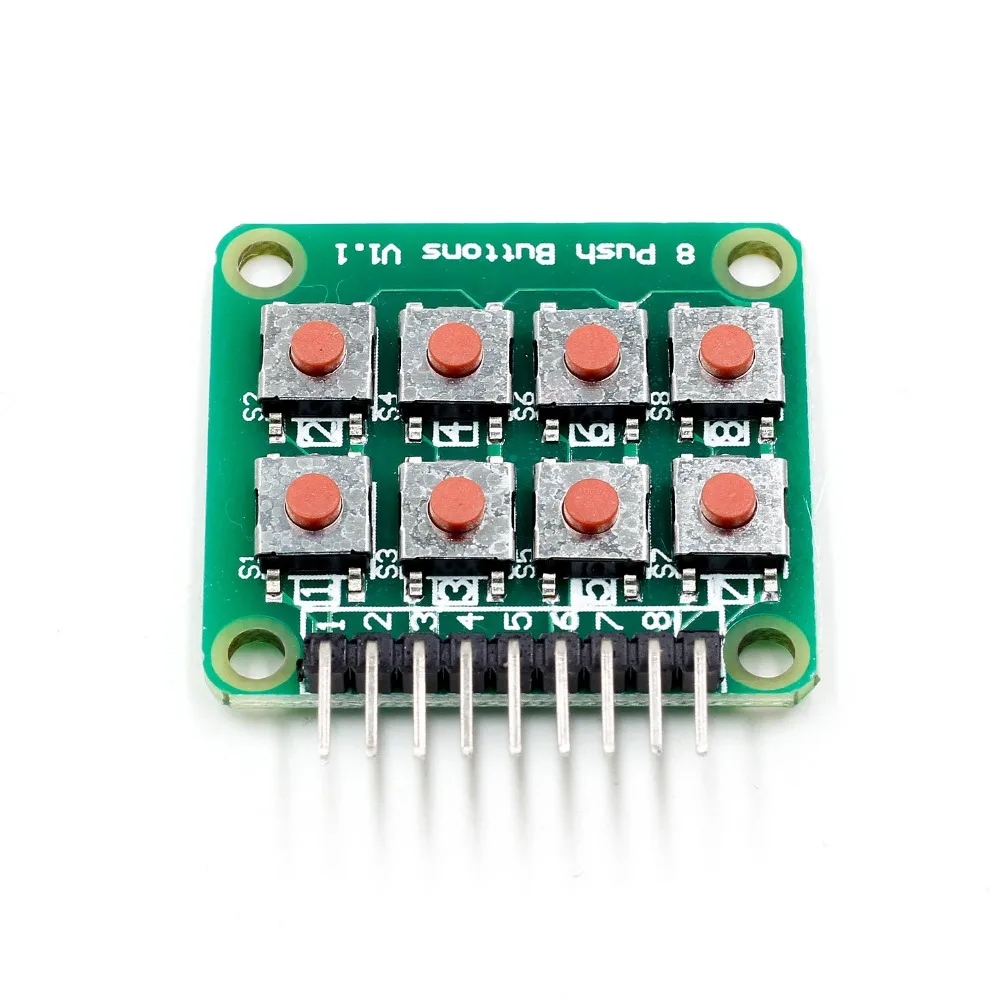 2x4 клавиатура 4x2 8 кнопочных кнопок V1.00 клавишная плата матрица кнопка для Arduino AVR PIC