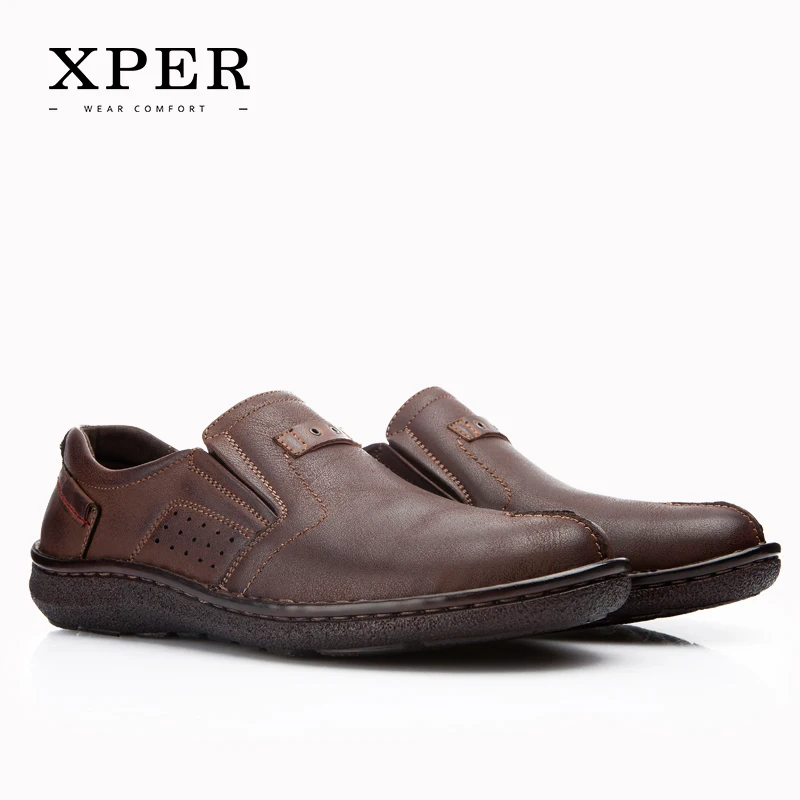 XPER/Брендовые мужские лоферы сезон весна-лето модная мужская обувь на плоской
