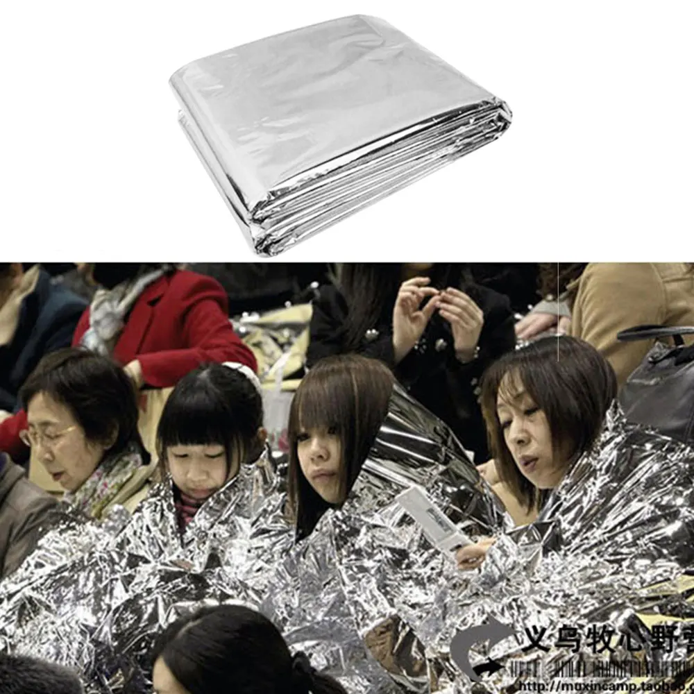 

Multi-function Hiking Emergency Blankets PET Film Coating Outdoor Survival Camping Blanket First Aid Blanket 210*160cm