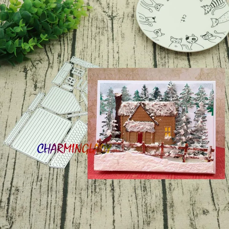 Цветочные металлические Вырубные штампы трафареты и штампы для DIY скрапбукинга бумажный альбом ремесленные штампы