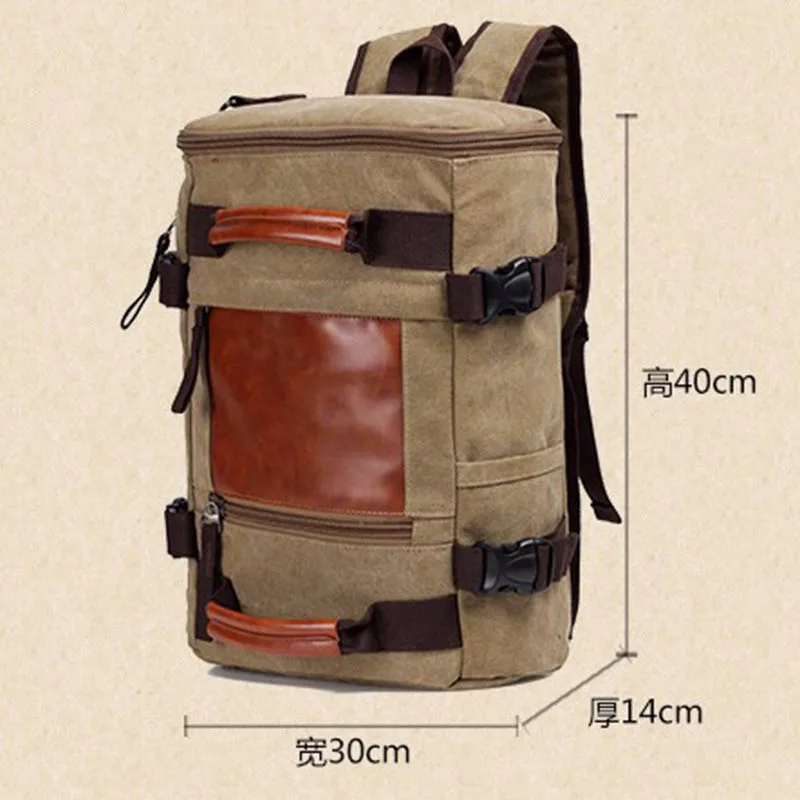 Большой Вместительный рюкзак Мужская модная дорожная сумка для багажа ноутбука