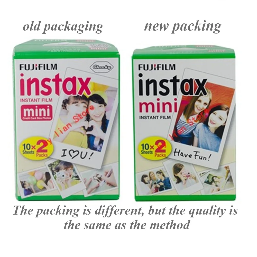 

New 5 Colors Fujifilm Instax Mini 9 Instant Photo Camera + 60 sheet Fuji Instax Mini 8 White Film + Close up Lens