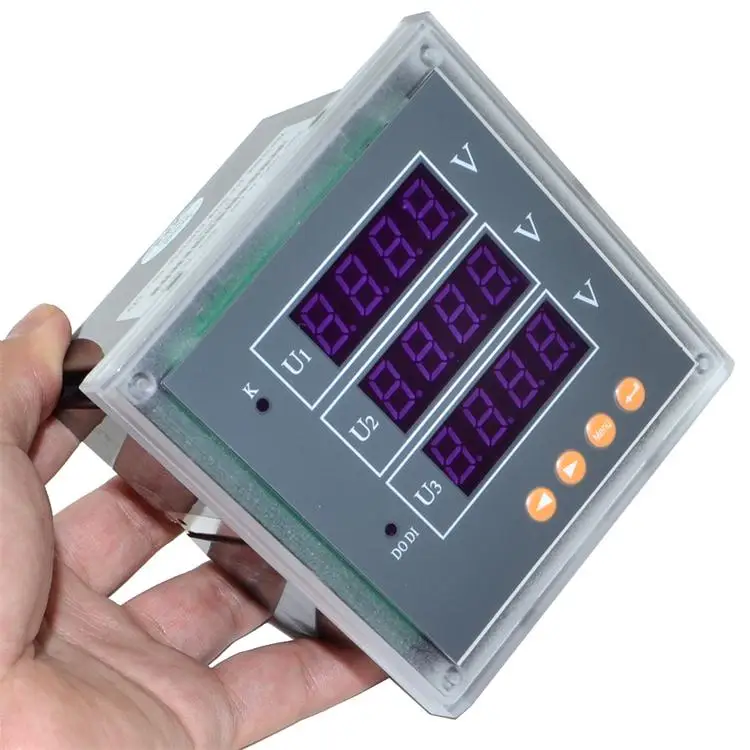Трехфазный Измеритель Напряжения AT28V 96 светодиодный цифровой вольтметр 3P