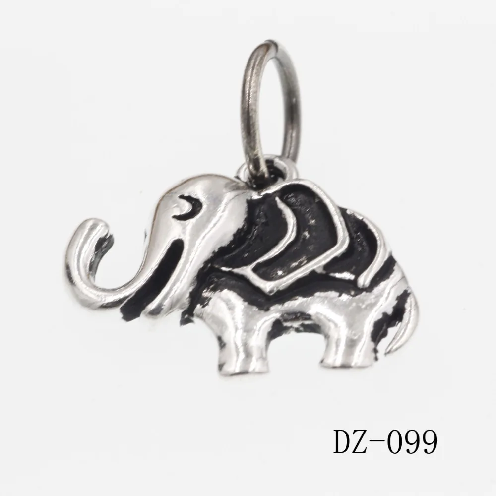 Подвеска из стерлингового серебра 925 пробы Мужская подвеска в виде слона новая