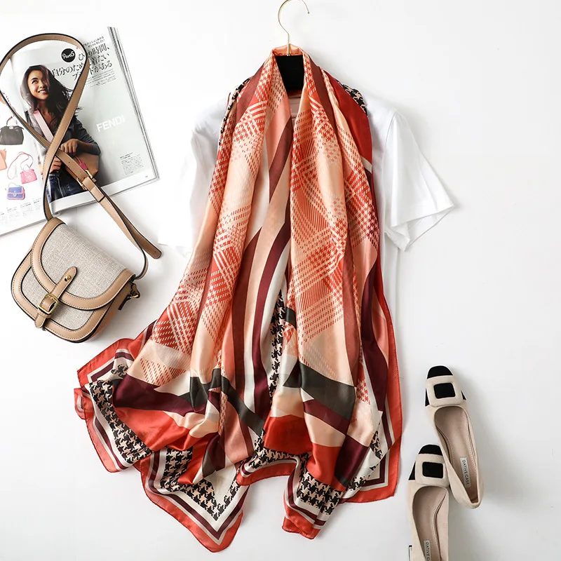 

Шарф женский, Шелковый, 90*180 см