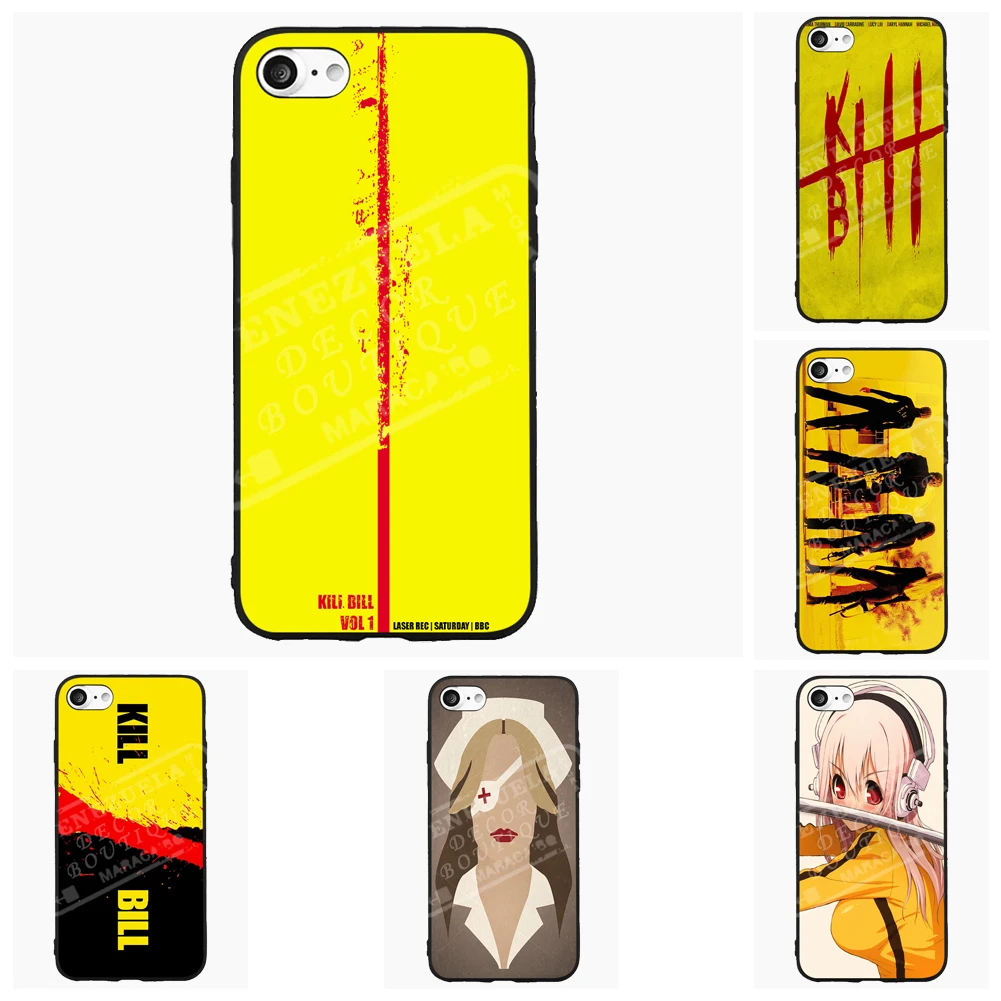 Убить Билла Квентин Плёнки сотовый телефон чехол для iphone ipod 4 5S 6S 7 Plus Nokia Lumia N5 N6 HTC