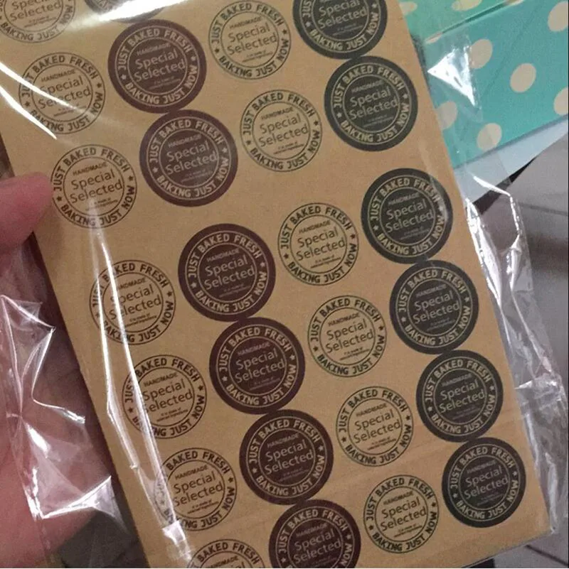 Стикеры ручная работа из крафт бумаги 480 шт.|hand made|stickers diysticker label |