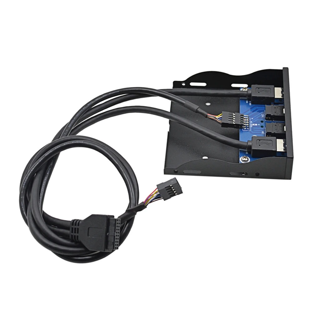 200 шт./лот 20 контактный 4 портовый концентратор USB 3 0 HD аудио Микрофон для наушников