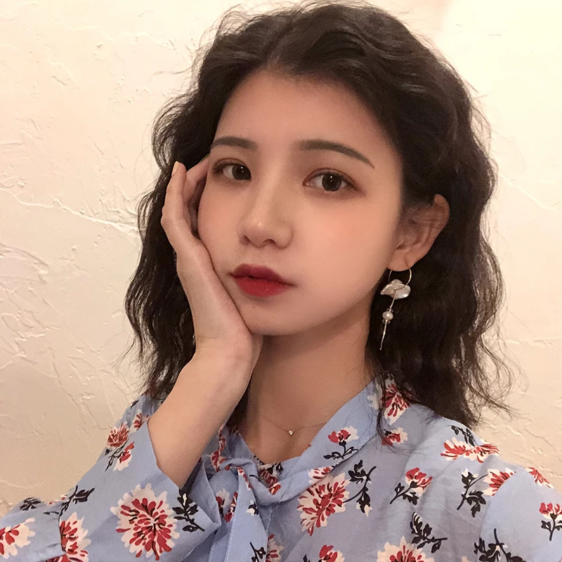 HUANZHI шикарный дизайн в стиле барокко элегантные длинные висячие серьги из натурального жемчуга с кисточкой для женщин и девушек свадебный подарок ювелирные изделия